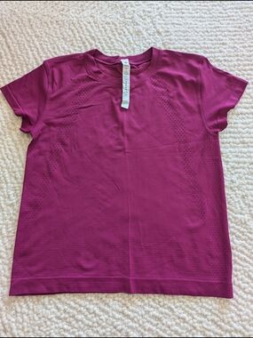 lululemon athletica Women's Crewneck Tee in Magenta